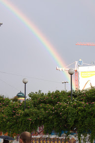 A rainbow was waiting for us!