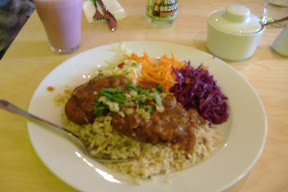 Another vegetarian snack.  I believe these were the Soy Chops.