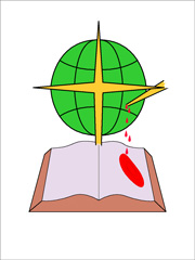 SBC logo stabbing the green earth