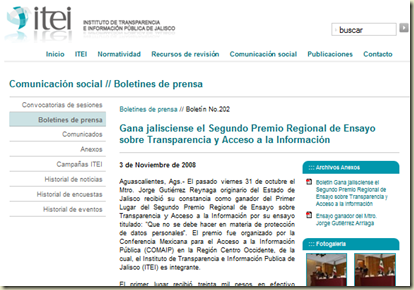 itei boletin ganador