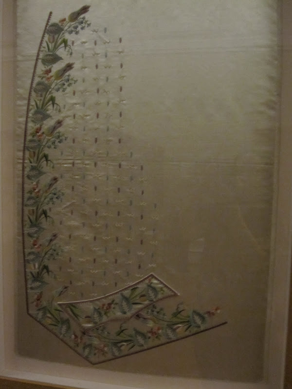 Unused panel for a man's waistcoat 1790 Unused panel for a man's waistcoat 1790