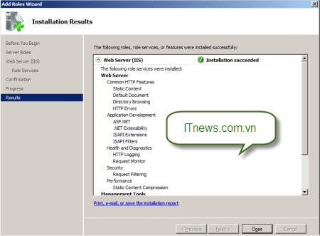Web server iis
