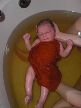 first bath