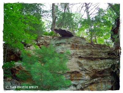 Falling rock zone