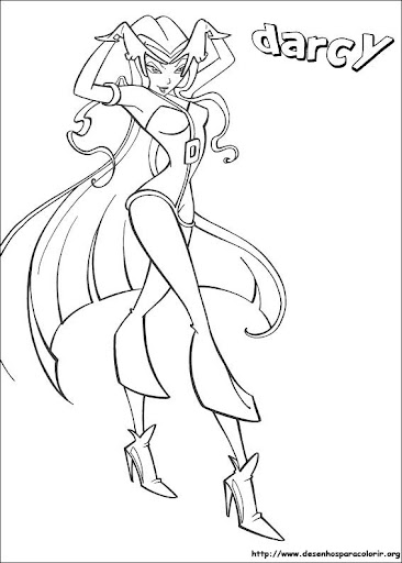 dibujos winx para colorear e imprimir