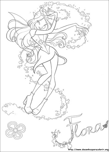 dibujos winx para colorear e imprimir