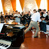 Richard Quesnel et les élèves de la Maîtrise. Centre de Musique Sacrée,  Sainte Anne d'Auray.