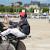 Course attelée à l'hippodrome de la baie du Kernic de Plouescat le 5 août 2010.