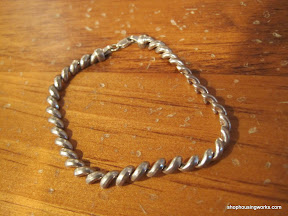 14K White Gold Bracelet