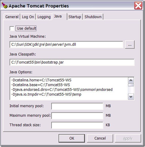 Tomcat5w.exe