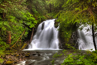 Juneau, Salmon Creek Falls, waterfalls