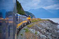 Alaska Railroad along Turnagain Arm