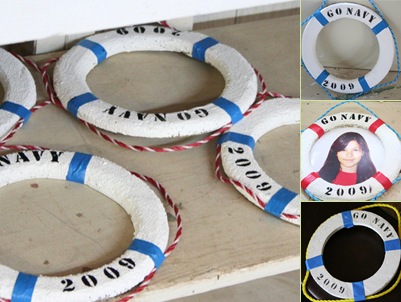 View life preserver frames
