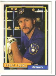 Robin Yount Topps 92