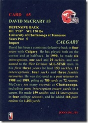 CFL 1 David McCrary Back
