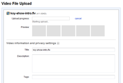 การอัพโหลดวีดีโอใน youtube การอัพโหลดวีดีโอใน youtube