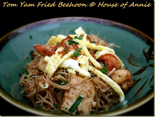 Tom Yam Fried Beehoon Tom Yam Fried Beehoon