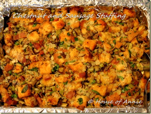 gourmet chestnut and sausage stuffing gourmet chestnut and sausage stuffing
