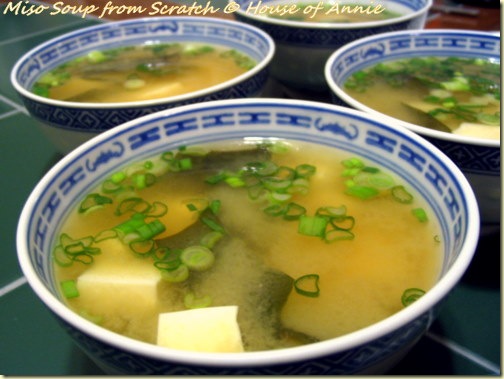 miso soup from scratch