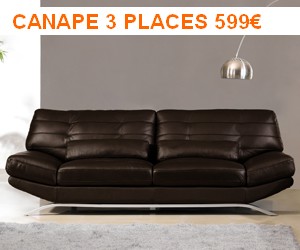 Canapé 3 places