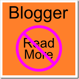 Blogger Static Page Remove Read More 1