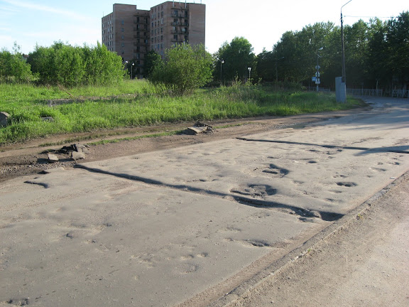 Weg in Ivangorod