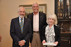 Jerry Lacy, Mayor Mike Wiggins and Julia Duffy