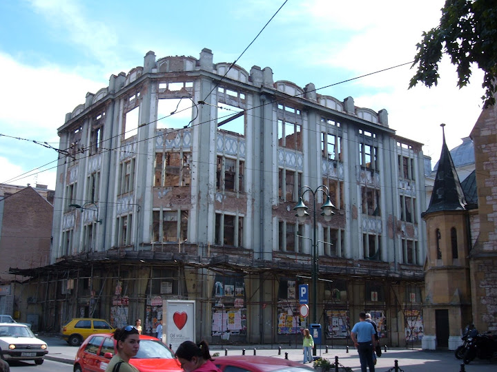 A Building Still Bombed Out from the War