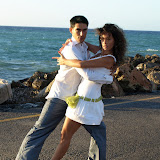 Yuma Salsero dancing salsa in Crete, Greece