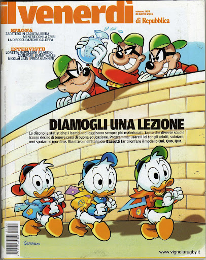 articolo di copertina su il venerdì di Repubblica del 24 aprile 2010