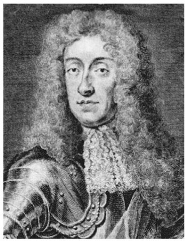 King James II of England (1633-1701). James administered colonies in Africa and New York before being crowned king in 1685.
