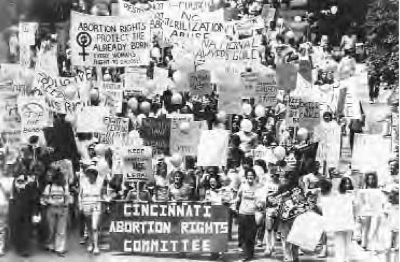 In the 1980s and 1990s, when state legislatures and supreme courts began to impose limits on the right to choose abortion guaranteed in Roe v.Wade (1973), many marches such as this one were held to demonstrate public support for upholding reproductive rights.