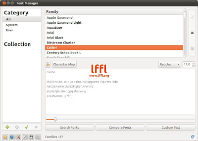 Font Windows Vista/7 e Mac Ubuntu