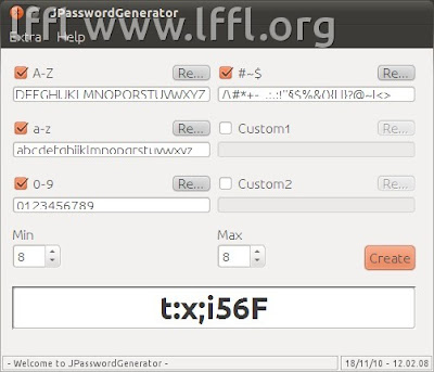 JPasswordGenerator Ubuntu