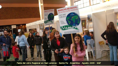 Minimarcha en la Feria el Sábado 8 después del taller de plástica