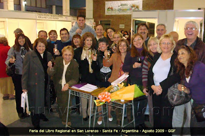 Comisión Organizadora, Expositores, Escritores, en el brindis final