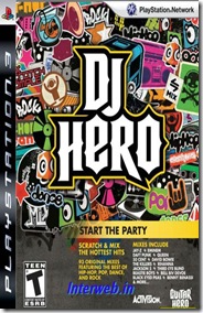 DJ Hero PS3 game 2010 DJ Hero PS3 game 2010