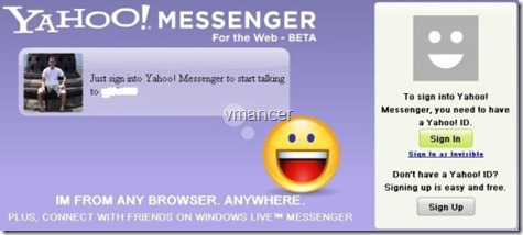 yahoo web messenger