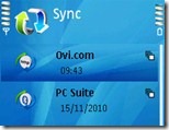 Sync menu - choose OVI