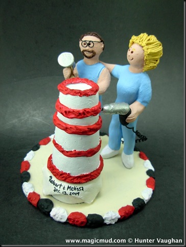 Surgeons in Scrubs Wedding Cake Topper