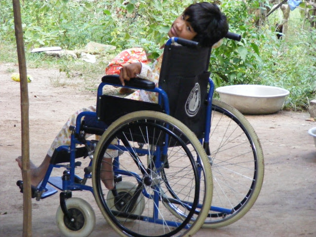 Socheat, our first palsied girl