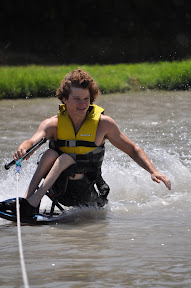 RISE Participant Water Skiing