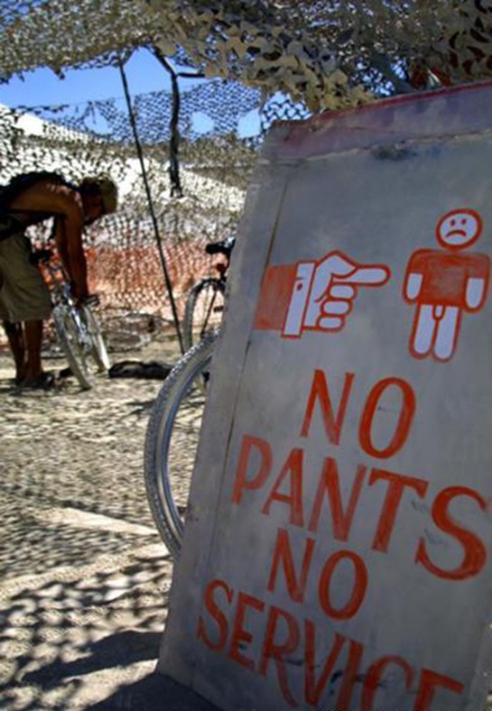 No Pants No Service