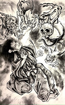 How to Draw a Demon Tattoo