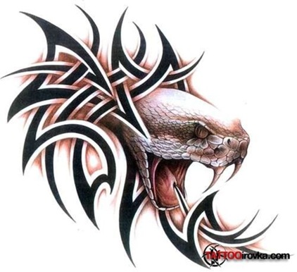 tattoos tribales. tattoo tribal head design