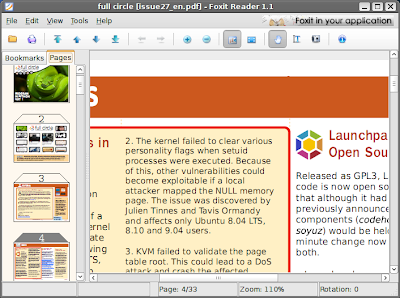 foxit main window