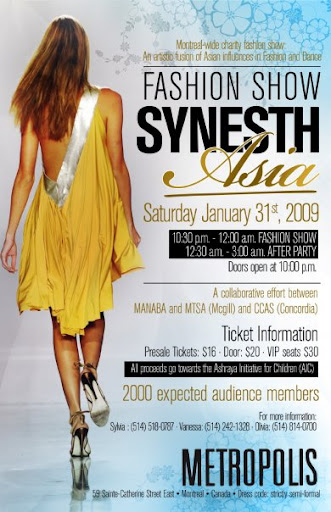 Synesthasia, montreal fashion, local fashion, fashion show