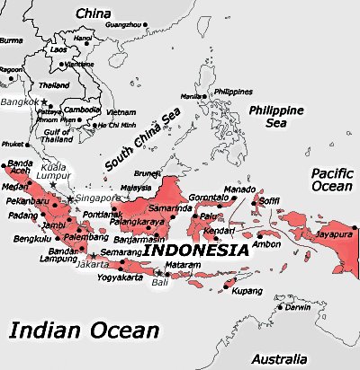 indonesia map, sumatra map, bali map, kalimantan map