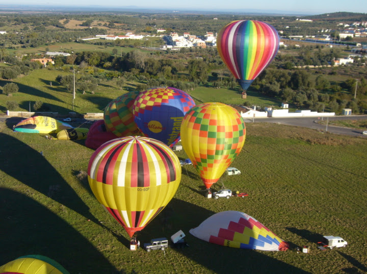 Ballonvaart in Portugal