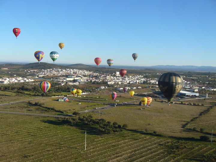 Ballonvaart in Portugal